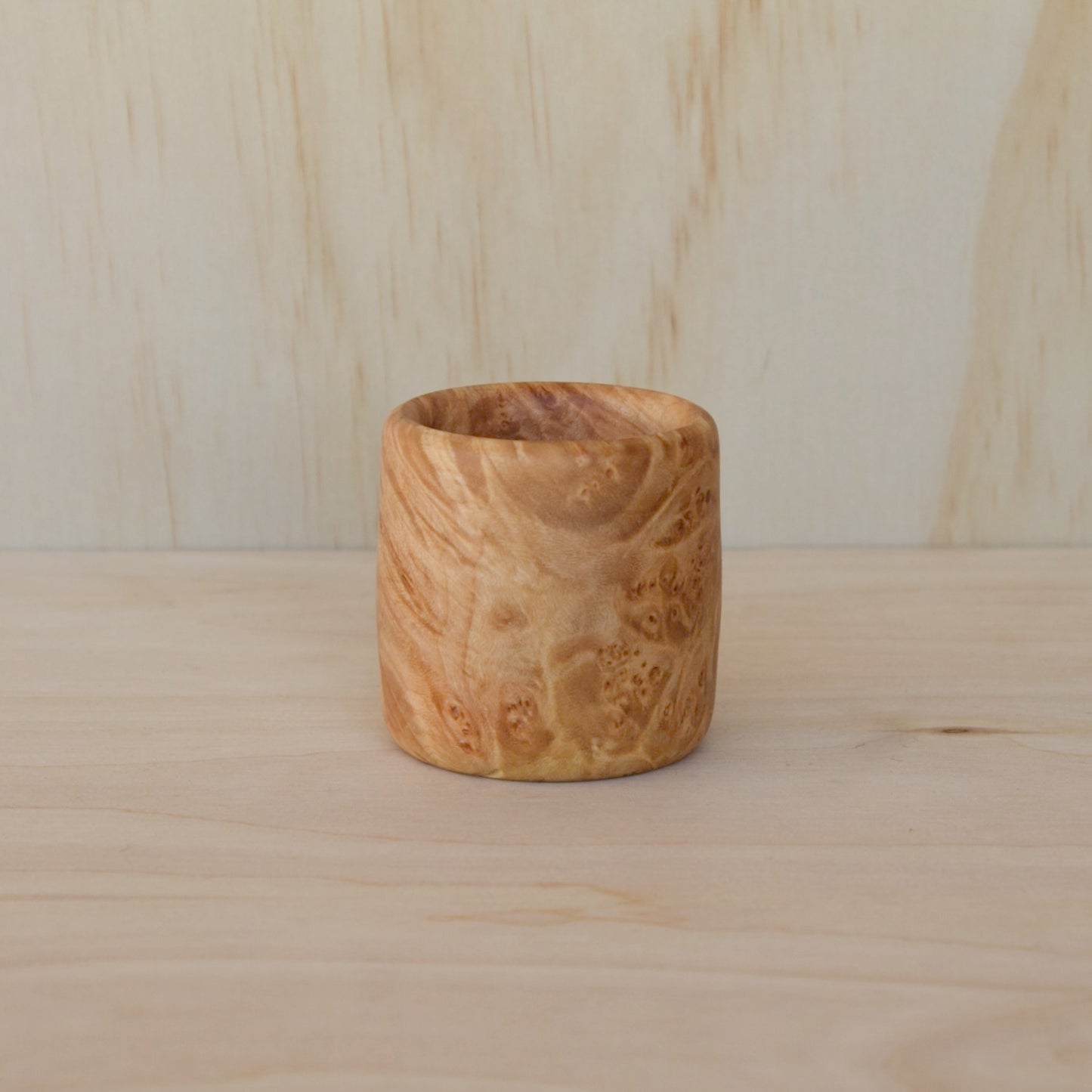 Maple Burl Shot Glass #4