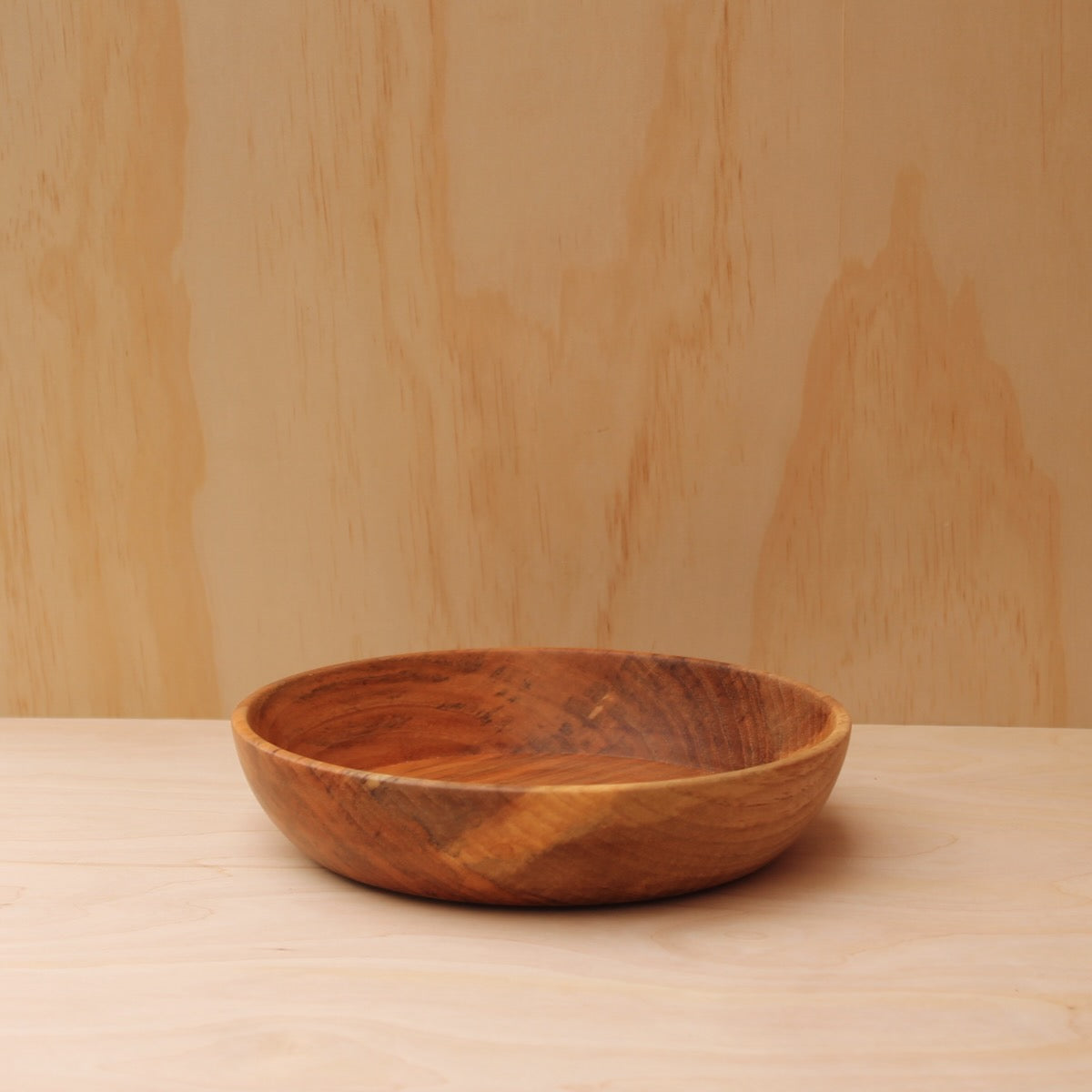 Pecan Wood Deep Plate