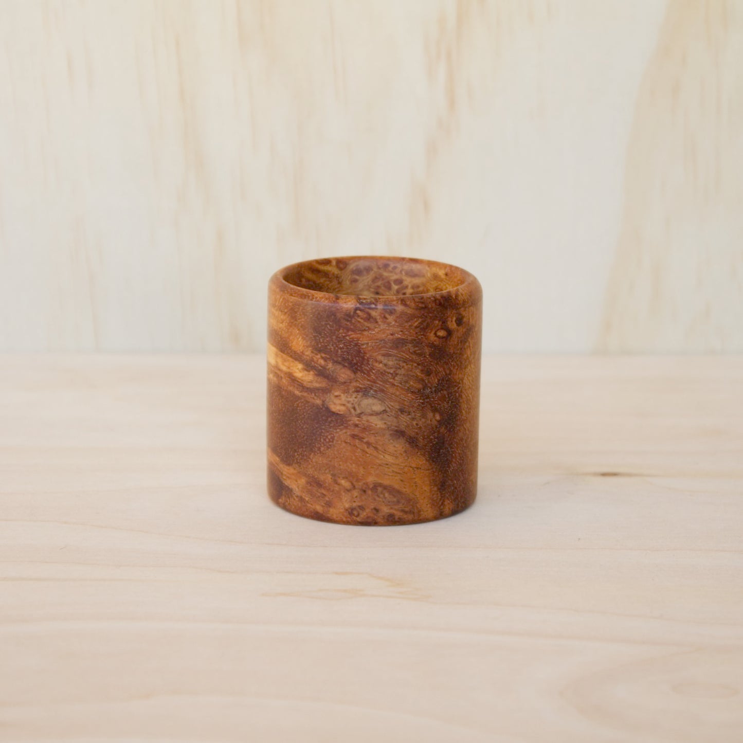 River Tamarind Burl Shot Glass #3