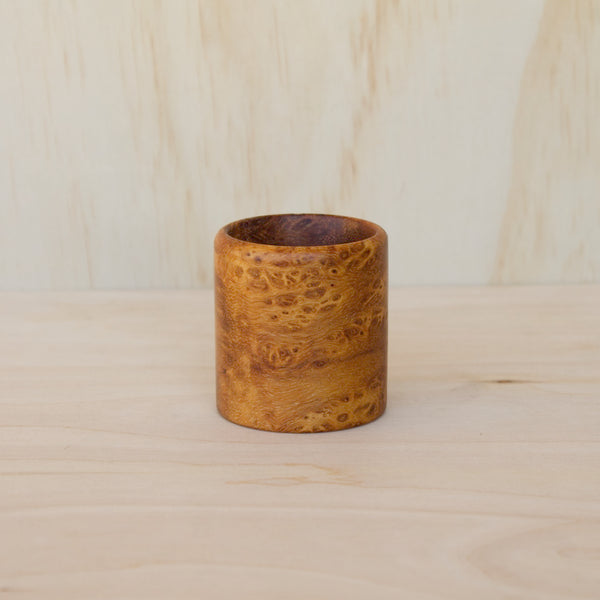 River Tamarind Burl Shot Glass #3