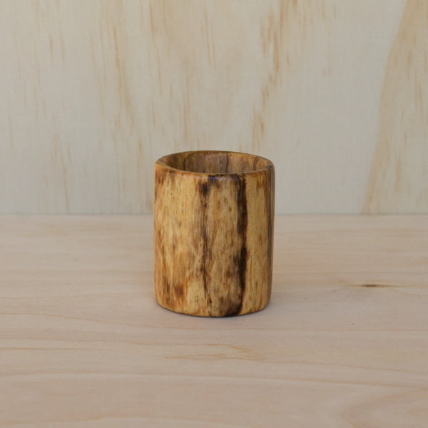 Spalted Hickory Shot Glass #2