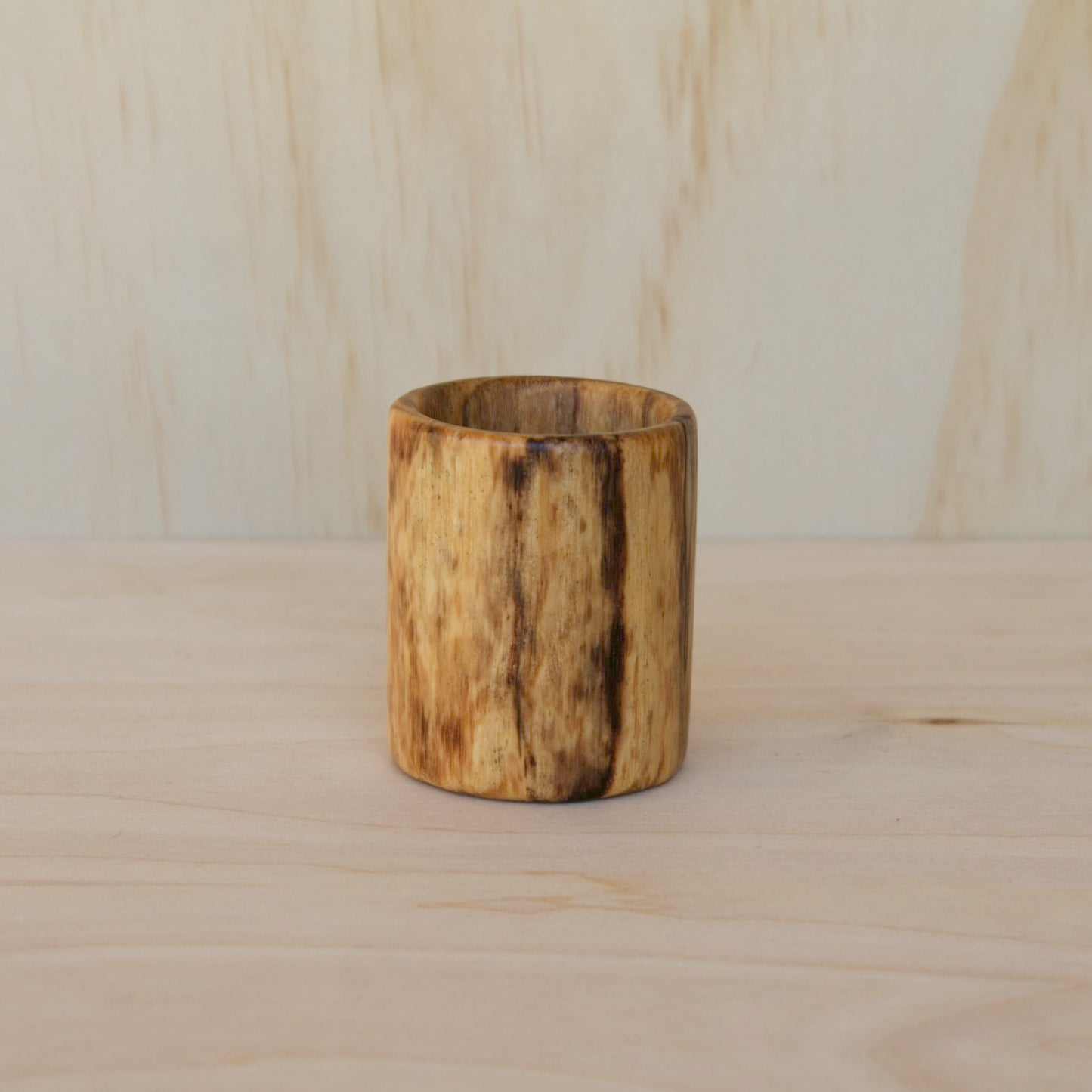Spalted Hickory Shot Glass #2