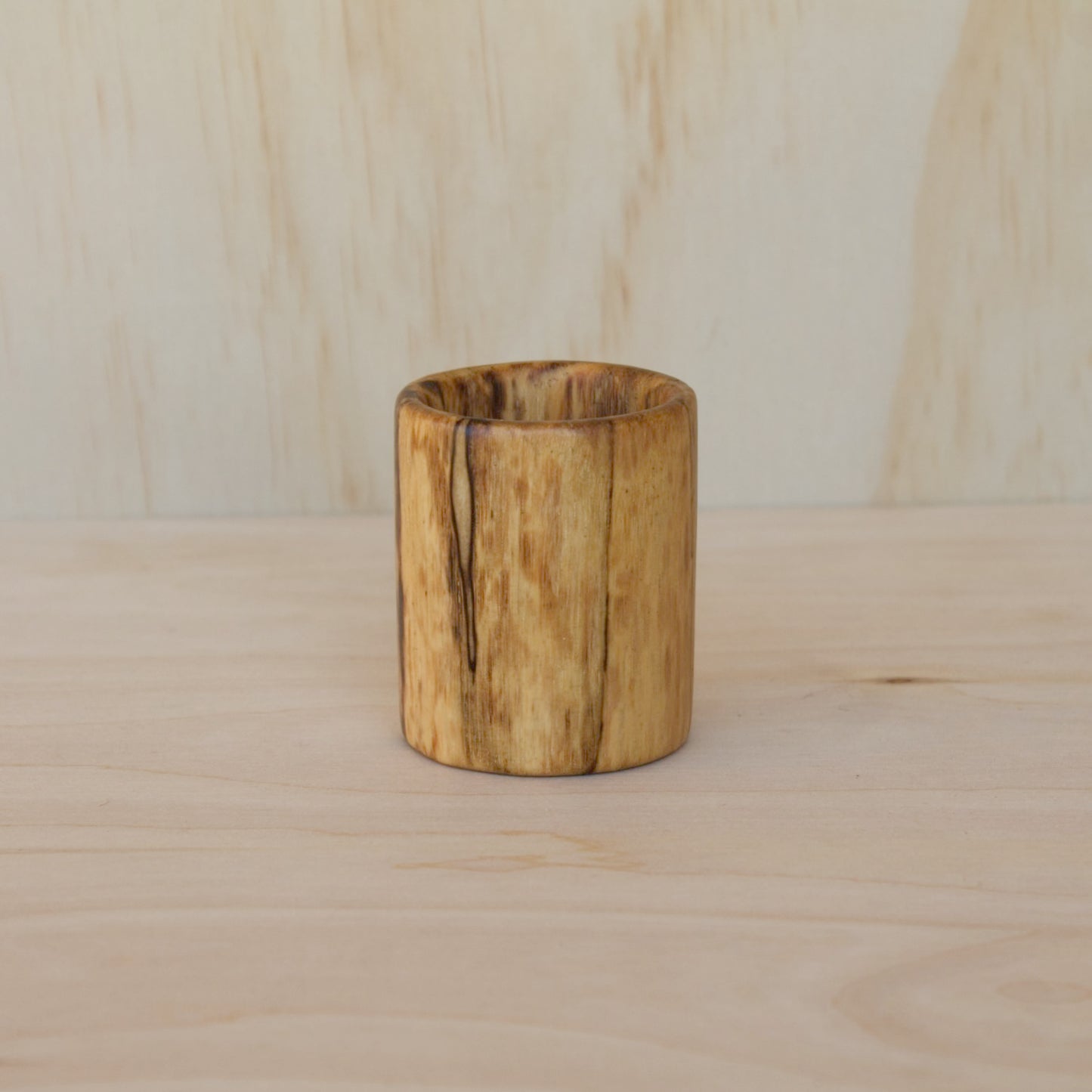 Spalted Hickory Shot Glass #2