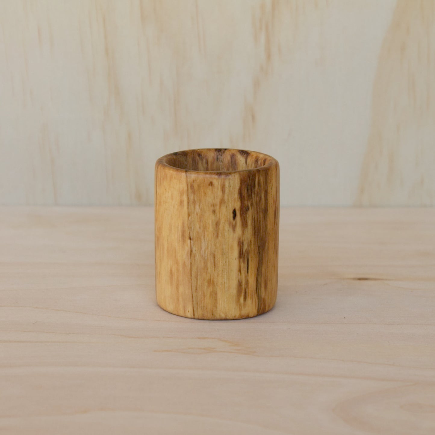 Spalted Hickory Shot Glass #2