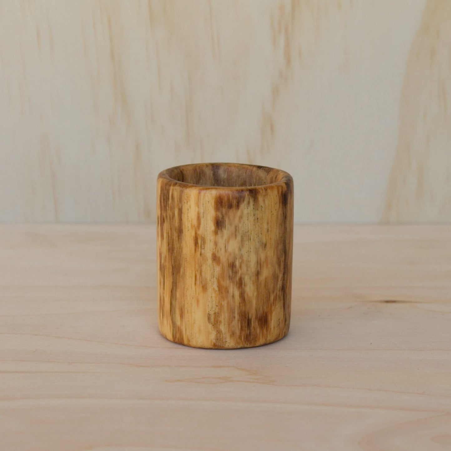 Spalted Hickory Shot Glass #2