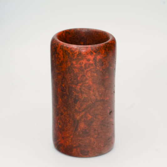 Amboyna burl wood shot glass