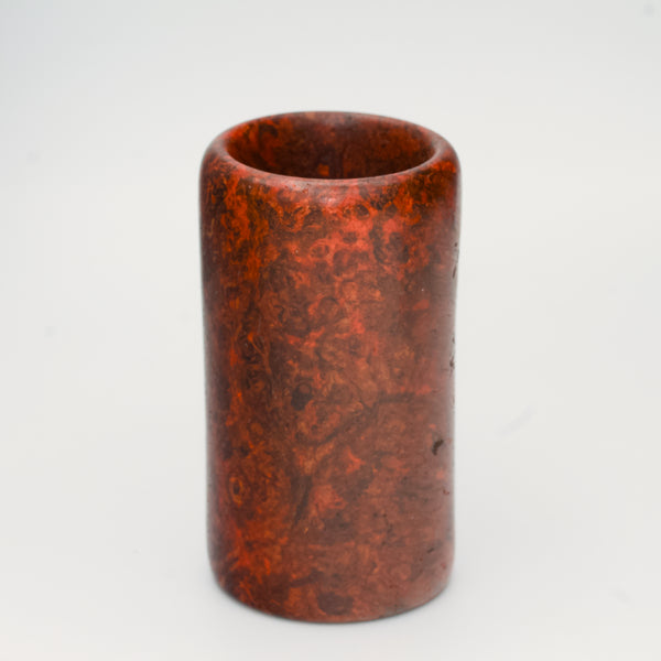 Amboyna burl wood shot glass