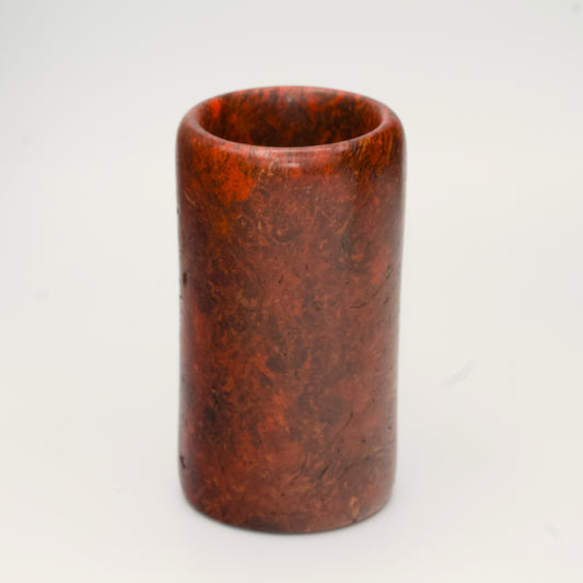 Amboyna burl wood shot glass