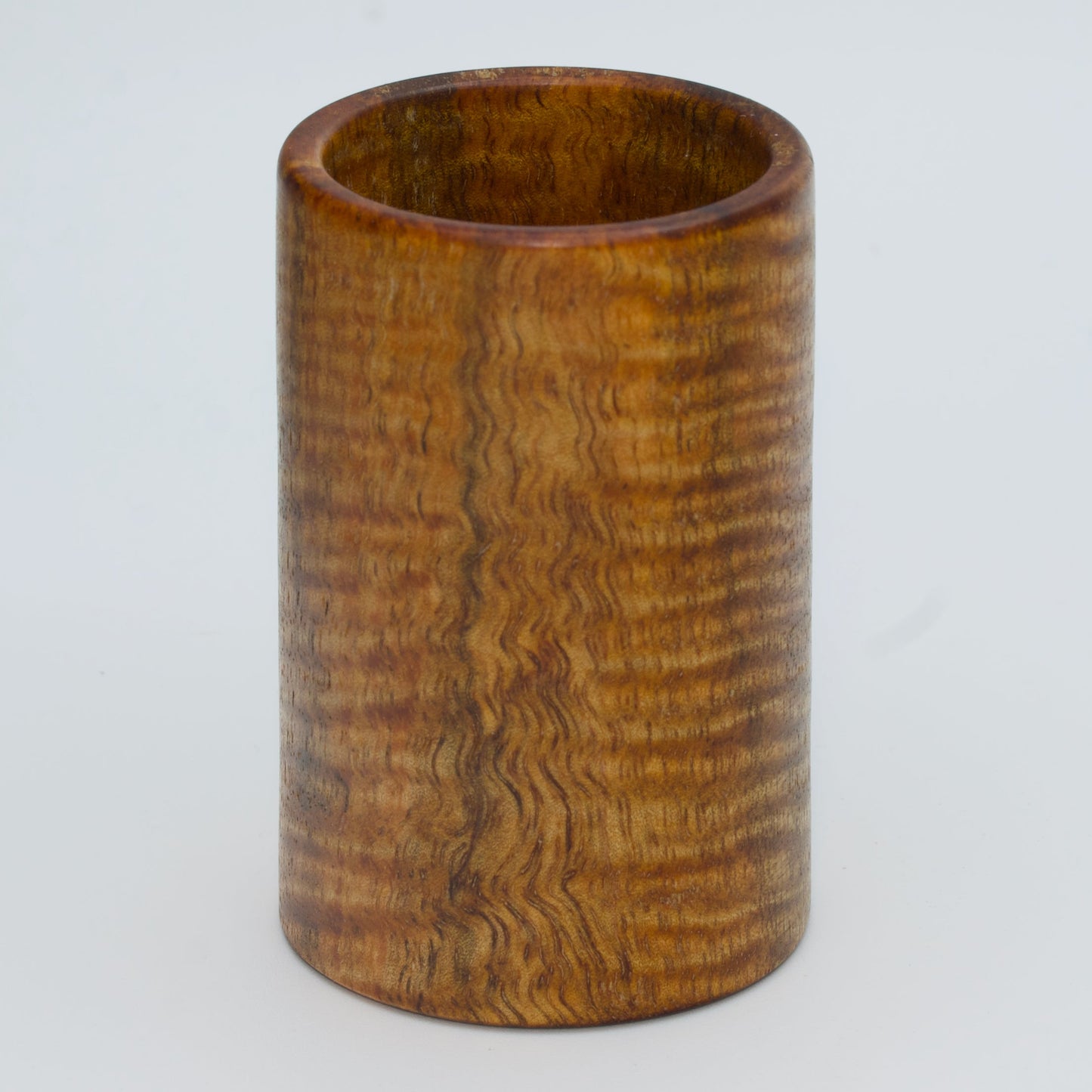 Magno wood shot glass against white background