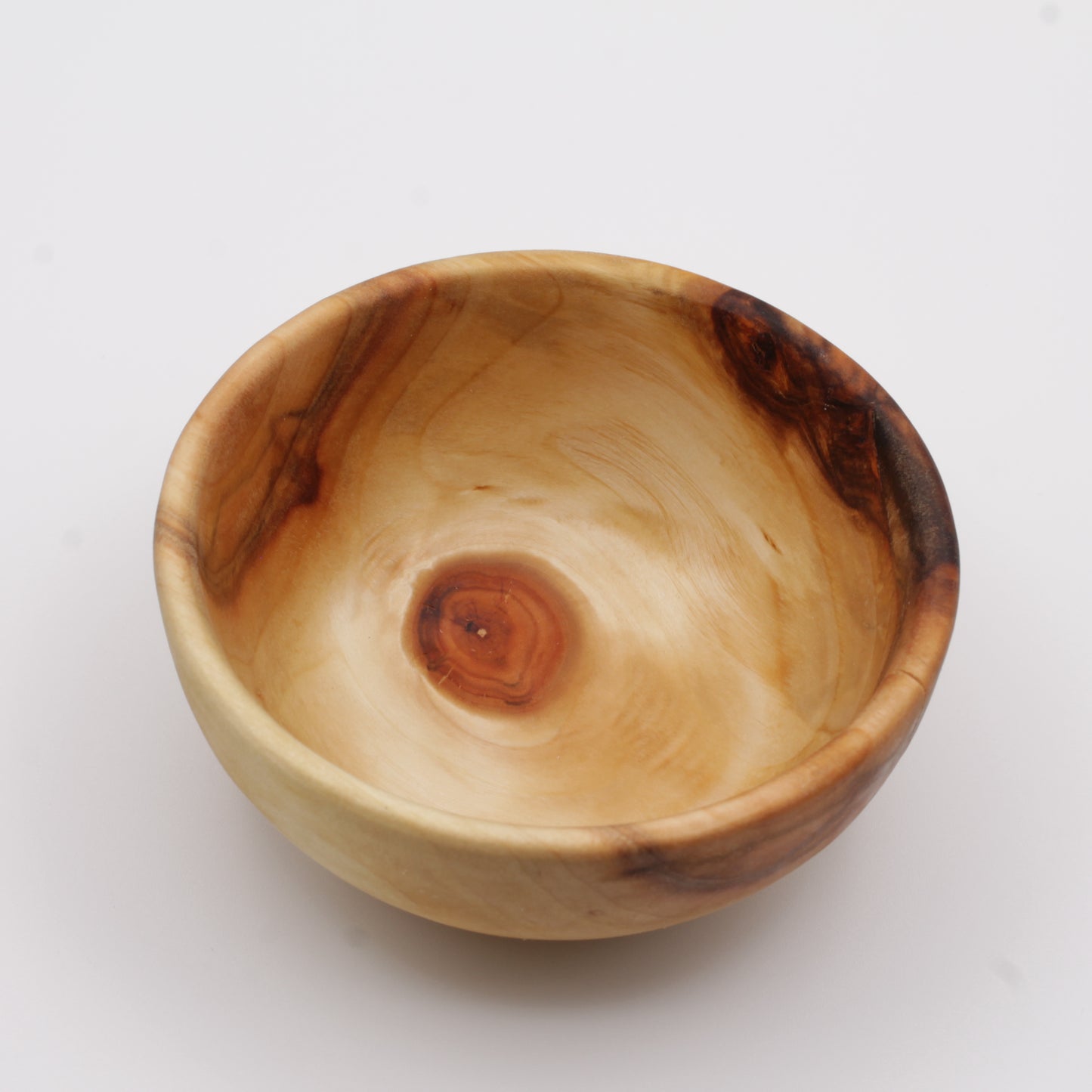Wood bowl on light background