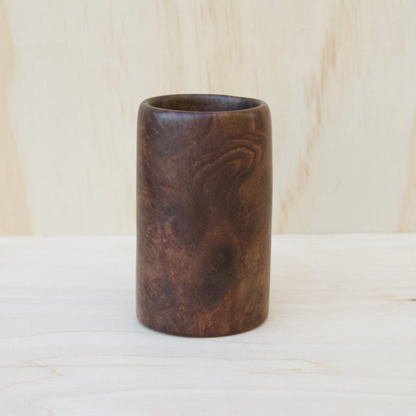Walnut Burl Shot Glass