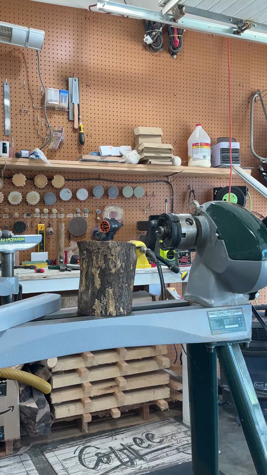 Making The Gathered Thread — White Mulberry whiskey cup turning process, part 1