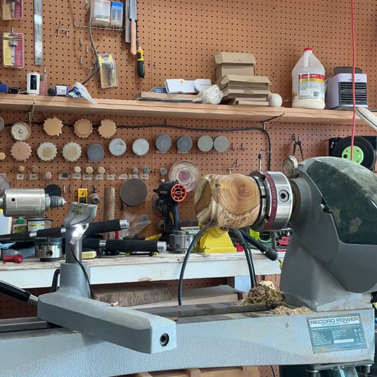 Making The Gathered Thread — White Mulberry whiskey cup turning process, part 2