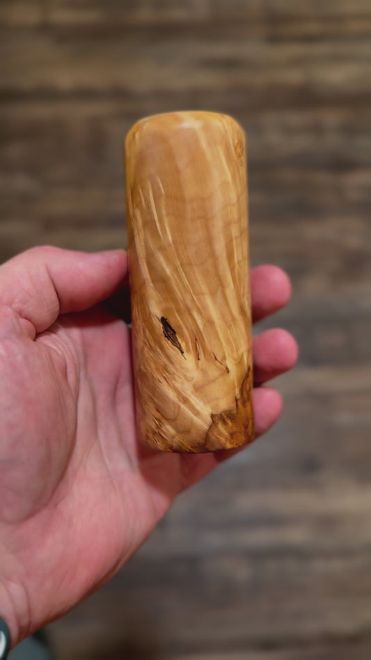 Maple Burl Shot Glass - Handcrafted Durable & Sustainable Design Wood Drinkware